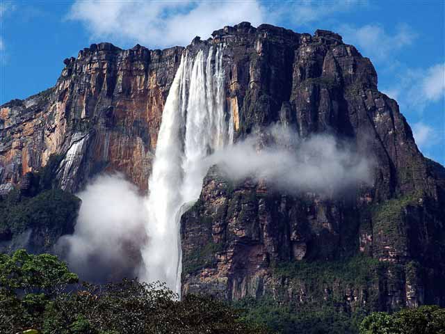 Angel Falls, Venezuala One of the greatest natural wonders of the world, magnificent Angel Falls, remains virtually masked to mankind in the rugged jungle and mountain of Ve...
