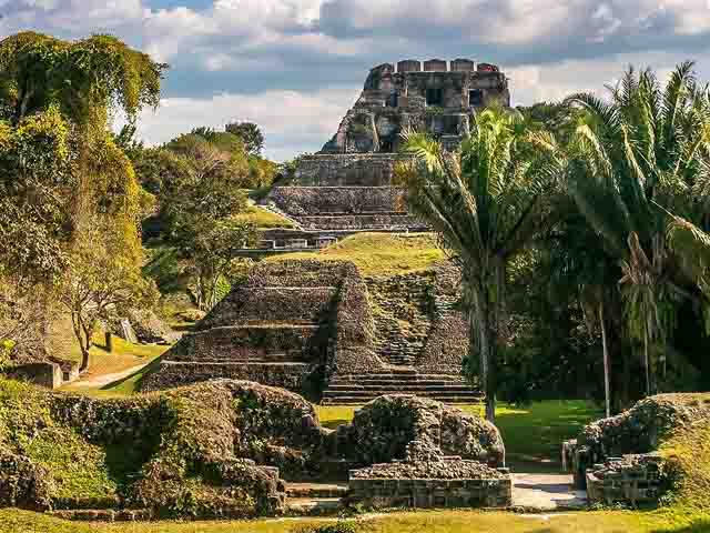 Xunantunich <br />The Maya ruins of Xunantunich are located atop a ridge above the Mopan River near San Ignacio, within sight of the Guatemala border. Xunantunich...