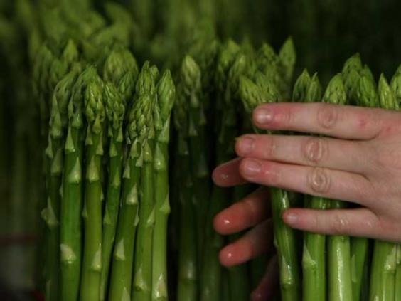 Asparagus Stop sniggering at the back, yes, they are a funny shape. Asparagus is also a good source of Vitamin E, which is involved in stimulating the productio...
