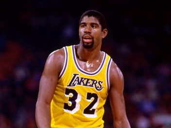 Magic Johnson Career playoff stats: 19.5 PPG, 7.7 RPG, 12.3 APG<br /><br />Accolades: 5 NBA titles, 3 Finals MVPs, 3 reg. season MVPs<br /><br />Magic Johnson ...