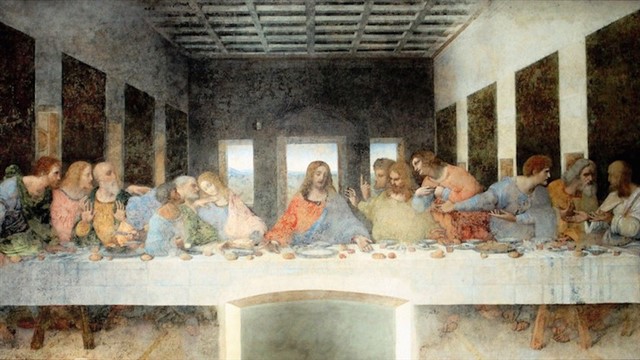 Da Vinci's other masterpiece depicts one of the Bible's most famous scenes. Unlike most other great works of art, it is not in a museum, but covering ...