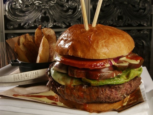 The Tri-Beef Burger $125<br />The Old Homestead Steakhouse, Boca Raton<br /><br />This expensive burger was created in 2006 at the Old Homestead Steakhouse in Boca Raton,...