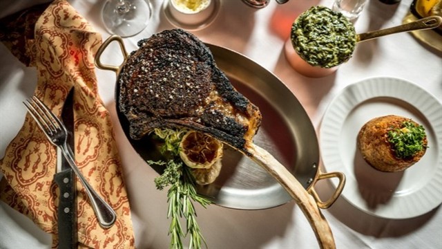 Strip House In the heart of Greenwich Village sits Strip House, an American steakhouse with a playful attitude. The red and gold interior is adorned with classic ...