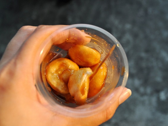 Fish Balls Ironically, most fish balls are more of a flattened shape. Essentially, this is ground up fish meat combined with some fillers. It is pre-shaped and t...