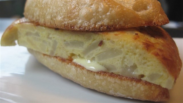 Bocadillo de Tortilla Carbs on carbs might not seem like such a wise decision, but a very common baguette filling in Spain is tortilla de patatas, or potato omelette. While...