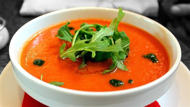 Cold tomato soup might take a bit of getting used to, but it is a great summer dish to cool you down on a roasting hot day. The dish originates in And...