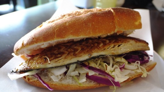 Balık Ekmek A popular street food from Istanbul, especially in the Eminönü neighborhood, balık ekmek is a freshly grilled fish fillet packed in half ...