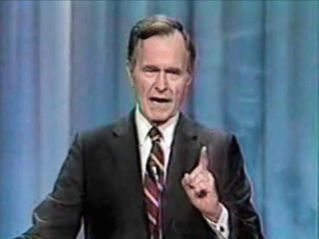 No New Taxes And in the number one slot we have one of the most famous political quotes of all time – “Read my lips, No new taxes”. the speaker w...