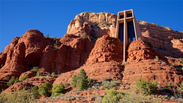 Chapel Of The Holy Cross In Sedona The Chapel of the Holy Cross is a Roman Catholic chapel built into the buttes of Sedona, Arizona, run by the Diocese of Phoenix, as a part of St. John...