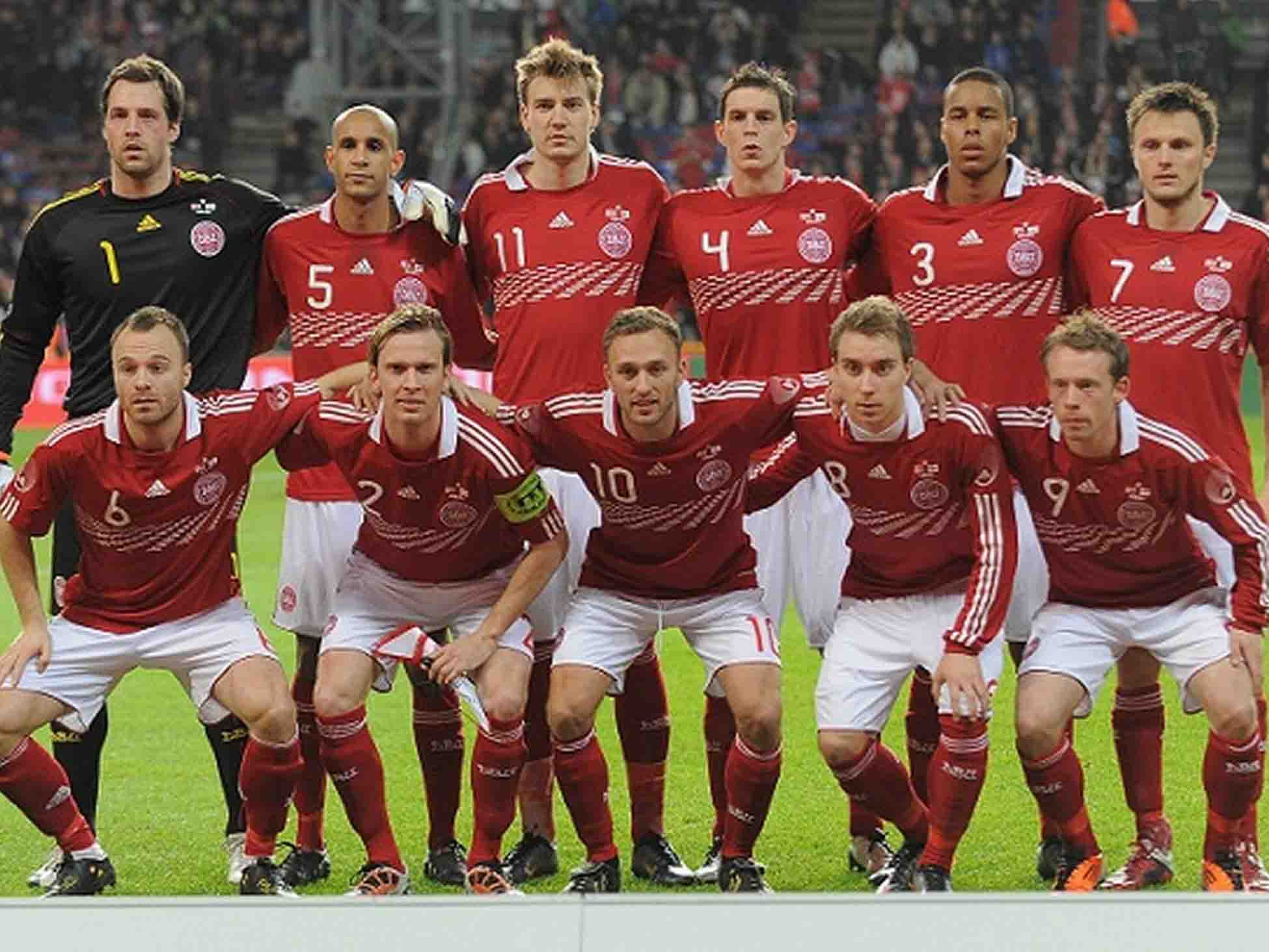 Denmark The Denmark national football team (Danish: Danmarks fodboldlandshold) represents Denmark in association football and is controlled by the Danish Foot...