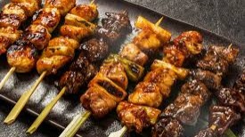 Yakitori Yakitori (Japanese: 焼ãé³¥) is a Japanese type of skewered chicken. Its preparation involves skewering the meat with kushi (串), a ty...
